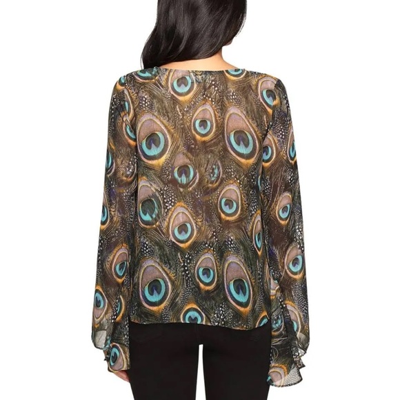 Show Me Your Mumu The Zuko Peacock Printed Top - Picture 2 of 10